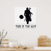 Poster La silhouette du mando c'est ainsi (Cuisine)