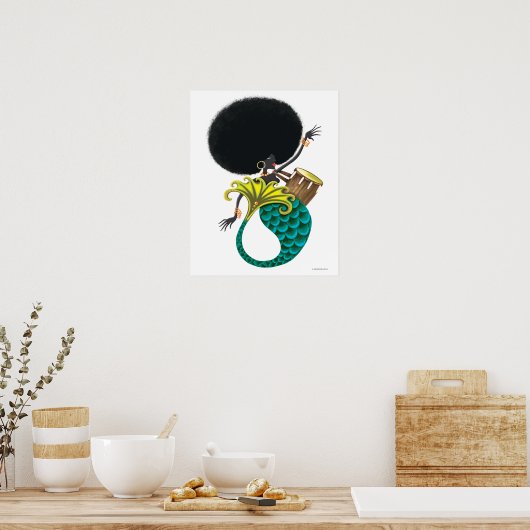 Poster La Sirena 16x20 (Cuisine)