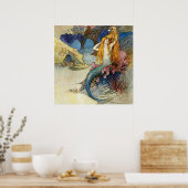 Poster "La sirène" de Warwick Goble (Cuisine)