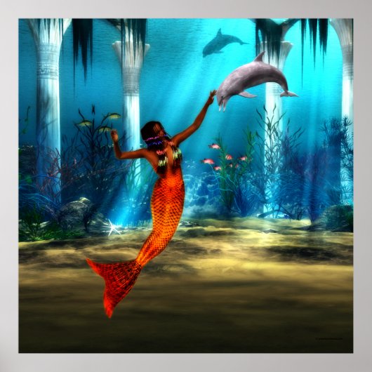 Poster La sirène et le dauphin (Devant)