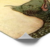 Poster La sirène et le dragon par warwick goble (Coin)