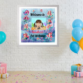 Poster La sirène magique sous le parti Anniversaire de en