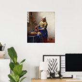 Poster La sirène. par Johannes Vermeer (Bureau à domicile)
