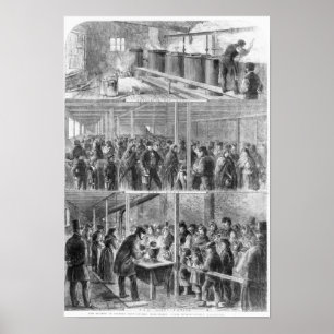 Poster La société de la cuisine de soupe des amis