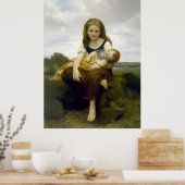 Poster La soeur aînée par William-Adolphe Bouguereau (Cuisine)