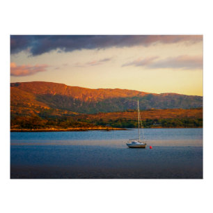 Poster La soirée dorée sur la baie de Kenmare
