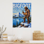 Poster La solitude de l'hiver : la position de Bigfoot (Cuisine)