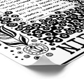 Poster La solitude est une citation de vertu de Nietzsche (Coin)