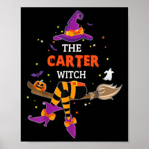 Poster La Sorcière Carter Halloween cadeau Fière famille