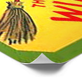 Poster La sorcière Halloween Vintage (Coin)