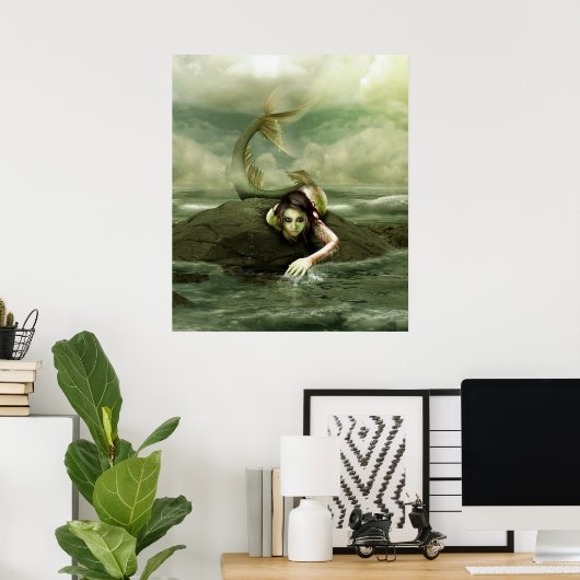 Poster la sorcière maritime (Bureau à domicile)