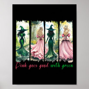Poster La Sorcière Rose Va Bien Avec La Sorcière Hallowee