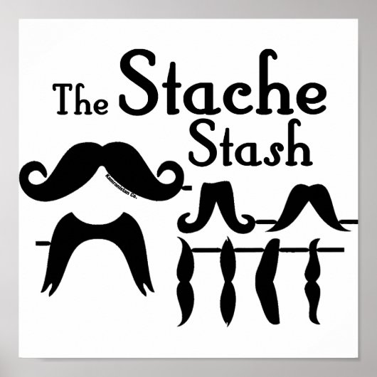 Poster La Stache Stash (Devant)