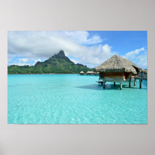 Poster La station balnéaire de Bora Bora