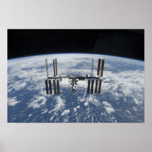 Poster La Station Spatiale Internationale en orbite
