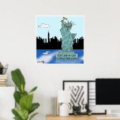 Poster La statue de la liberté de Trump (Bureau à domicile)