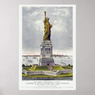 Poster La Statue de la Liberté, La Grande Statue Barthold