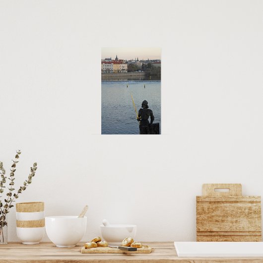 Poster La statue de Prague (Cuisine)