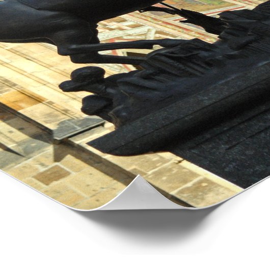 Poster La statue de Prague (Coin)