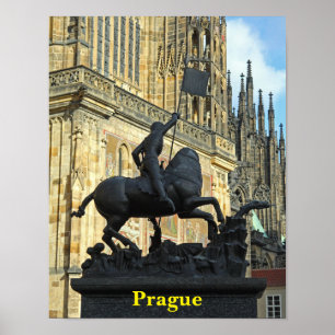 Poster La statue de Prague