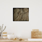 Poster La stèle de Pharsalos dépeint la glorification de (Cuisine)