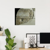 Poster La stèle des vautours (Bureau à domicile)