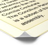 Poster La structure constitutionnelle de la République ro (Coin)