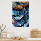 Poster La structure de l'art bleu (Cuisine)