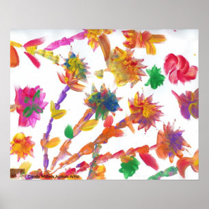 Poster La sucrerie arrose l'affiche de peinture d'artiste