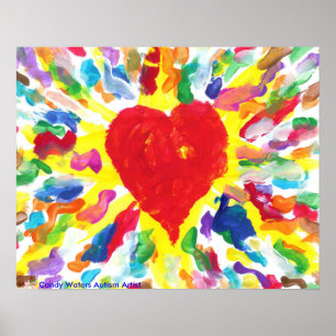 Poster La sucrerie arrose l'affiche de peinture d'artiste