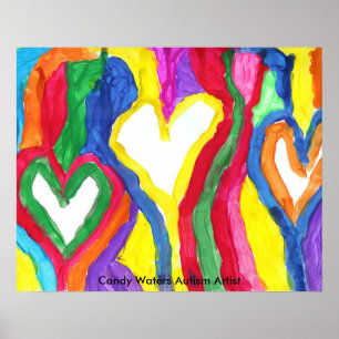 Poster La sucrerie arrose l'artiste d'autisme