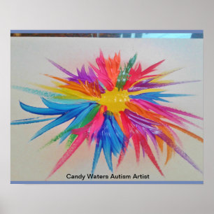Poster La sucrerie arrose l'artiste d'autisme