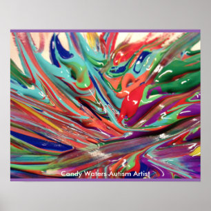 Poster La sucrerie arrose l'artiste d'autisme
