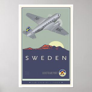 Poster La Suède