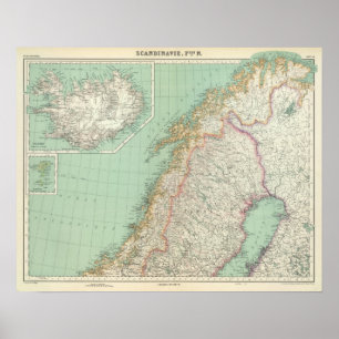Poster La Suède et l'Islande