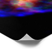 Poster La Supernova de Kepler reste photo spatiale Hubble (Coin)