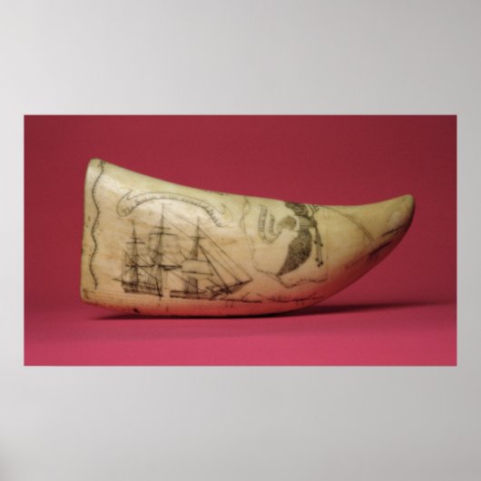 Poster La Susan sur la côte du Scrimshaw japonais (Devant)