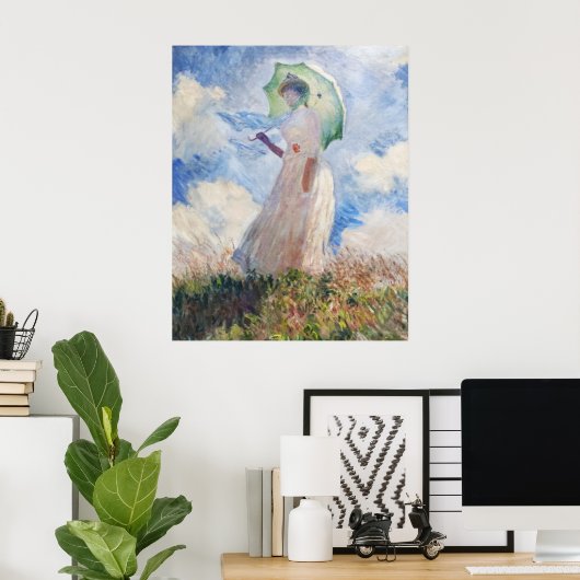 Poster La Suzanne Hoschedé de Claude Monet (1886) (Bureau à domicile)