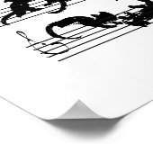 Poster La Symphonie du vecteur de chat (Coin)