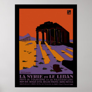 Poster La Syrie et le Liban