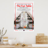 Poster La Table Amusante (Cuisine)