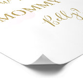 Poster La taille de maman's Belly Clouds signe (Coin)