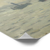 Poster La Tamise au-dessous de Westminster par Claude Mon (Coin)