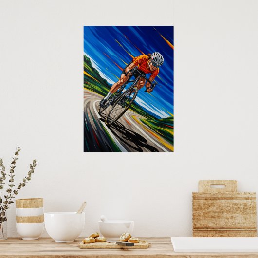 Poster LA TANGENTE VIVE (Le Tangent Sharp) - Original Ar (Cuisine)