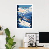Poster La Tania Ski Print 1 (Bureau à domicile)