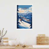 Poster La Tania Ski Print 1 (Cuisine)