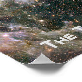 Poster La Tarantula Nebula - Cadre 4 Avec Titre (Coin)