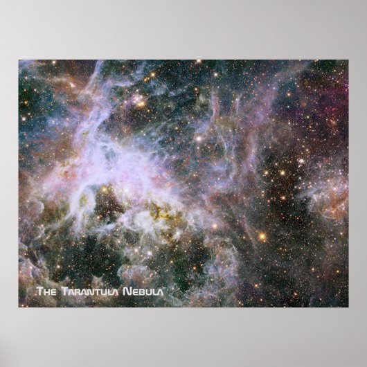 Poster La Tarantula Nebula - Cadre 4 Avec Titre (Devant)