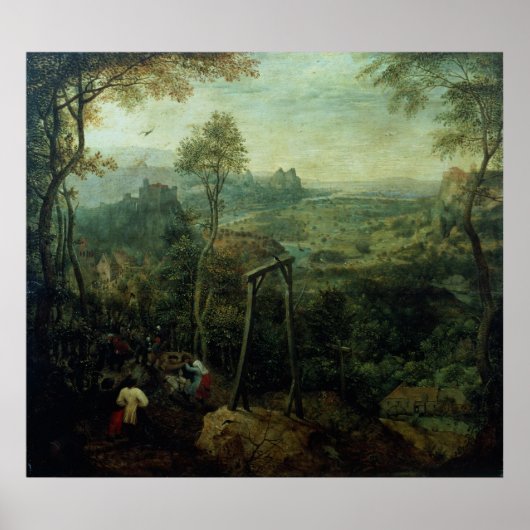 Poster La tarte sur la potence, 1568 (Devant)