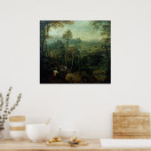 Poster La tarte sur la potence, 1568 (Cuisine)